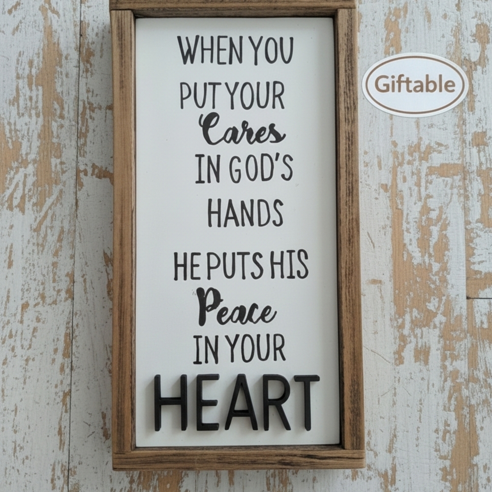 ​🖼️ Inspirational Farmhouse Plaque